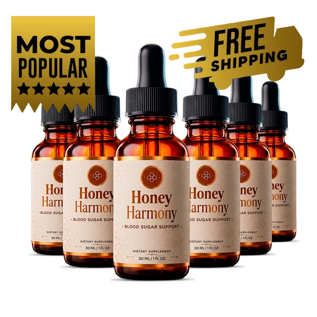 HoneyHarmony 6 bottles